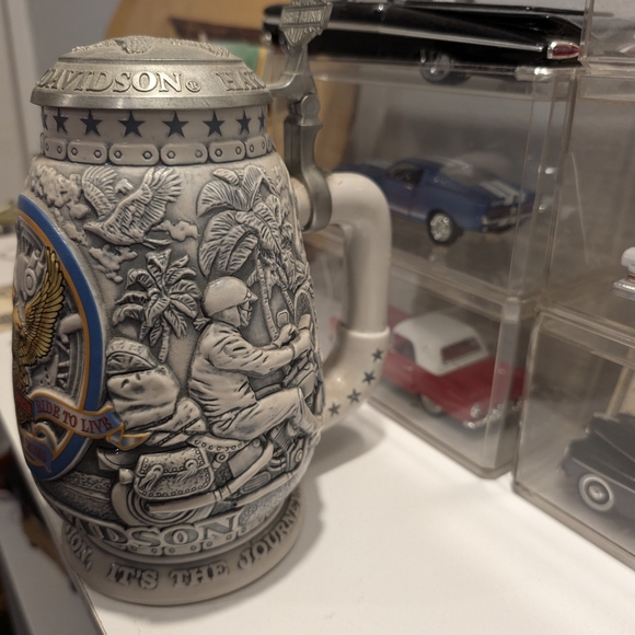 Collectible Harley Davidson Beer Stein - Picture 2 of 5